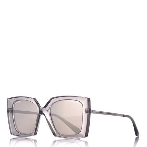 chanel 6051|CHANEL 18K White Gold Mirror Square Sunglasses 6051 Gray .